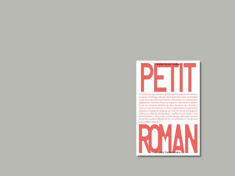 Petit roman d’Amélie Derlon Cordina