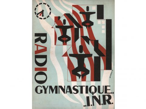 Les créations graphiques de Lucien De Roeck pour la radio nationale belge