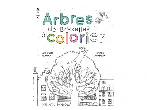 Arbres de Bruxelles à colorier + goûter pour les enfants